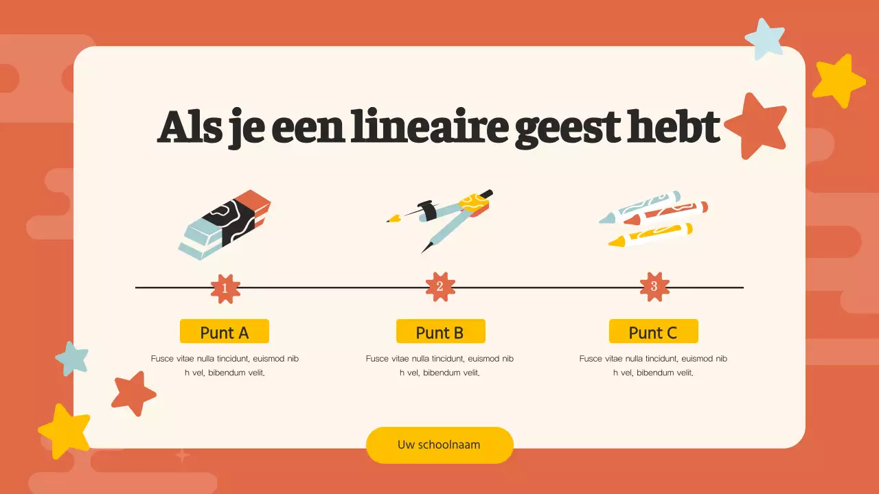 Orange Pop Middelbare School Studiegids Studiemateriaal