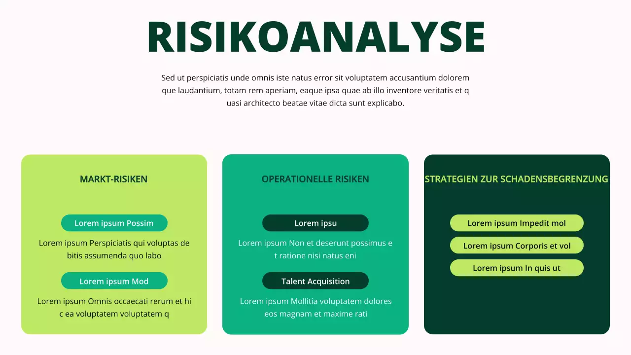 Green Geometric Small Business Funding Pitch Proposal