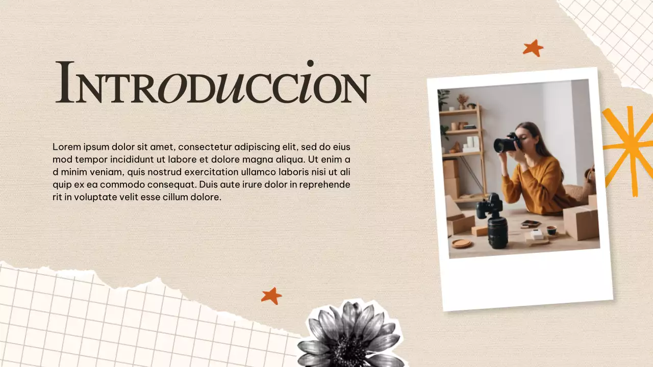 Cartera creativa retro beige