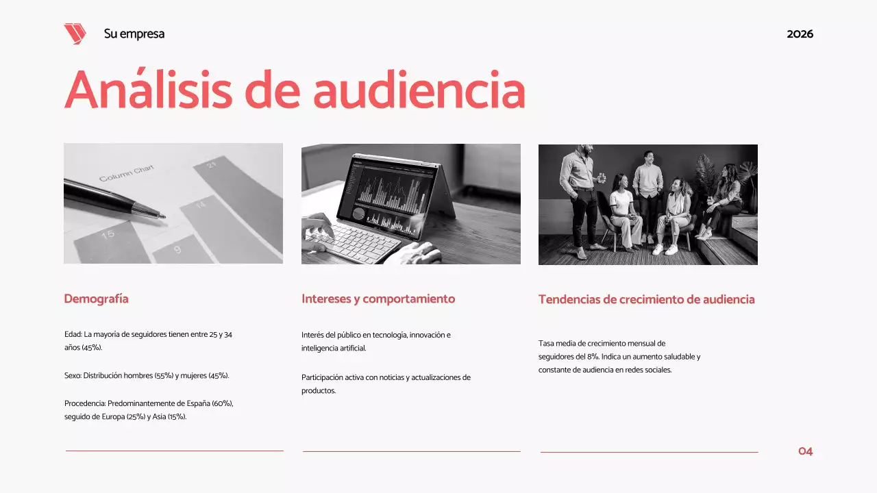 Negro Rojo Negrita Moderno Social Media Informe Propuesta