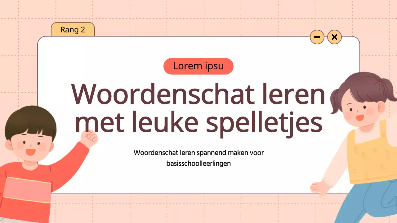 Oranje Animatie Woordenschat Leuke spelletjes Lesmateriaal