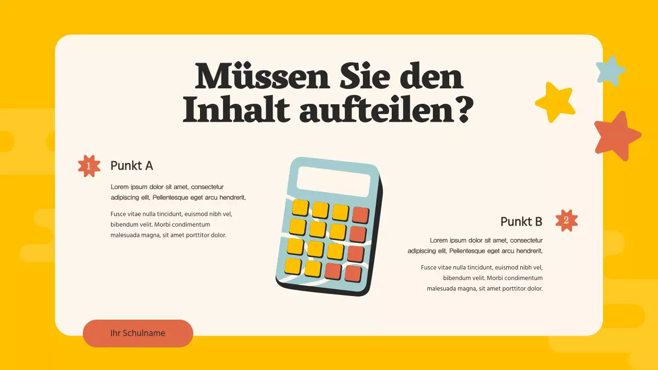 Orange Pop Middle School Studienführer Studienmaterial