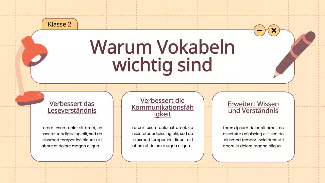 Orange Animation Wortschatz Spaß Spiele Klasse Material