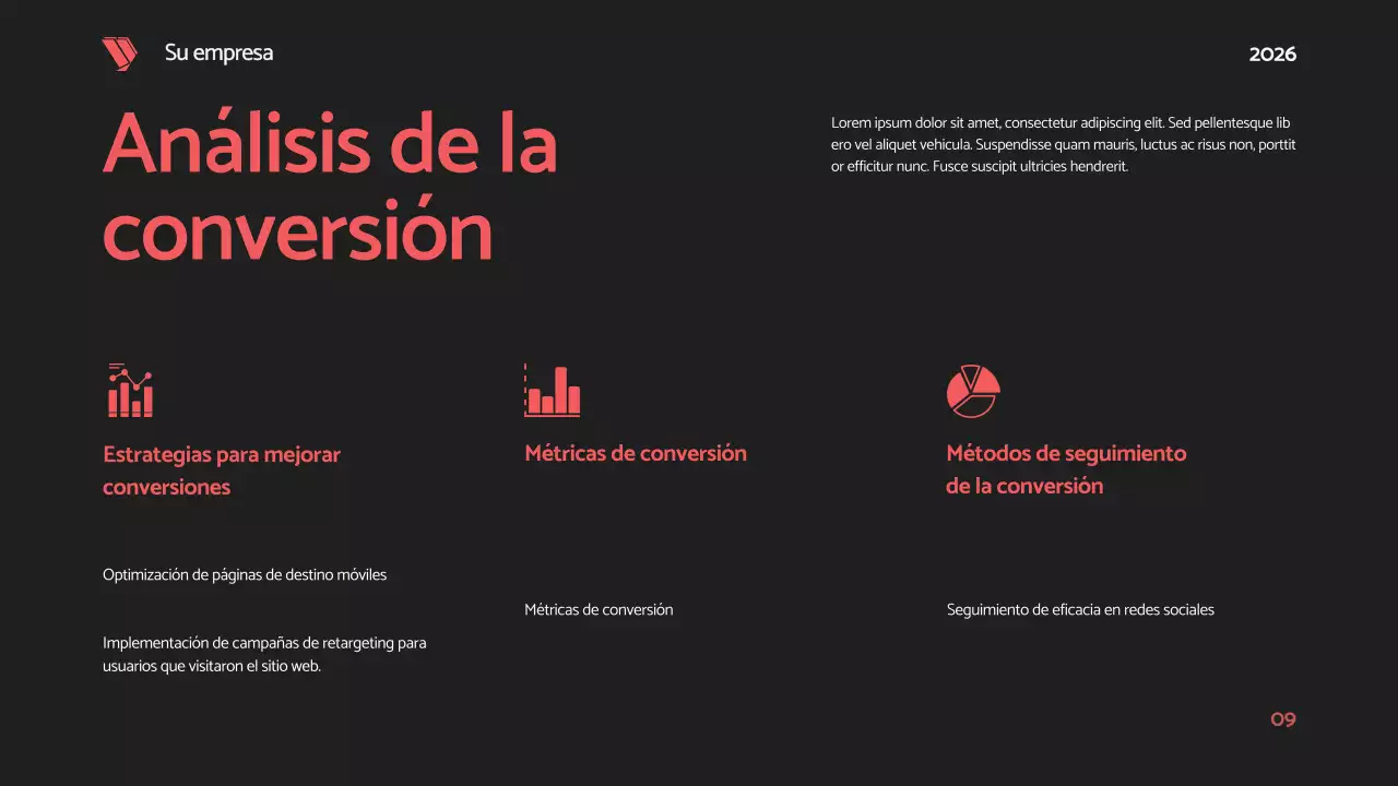 Negro Rojo Negrita Moderno Social Media Informe Propuesta