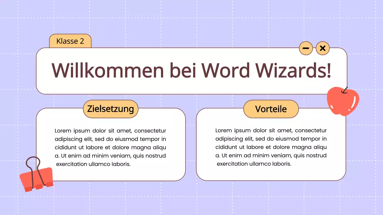 Orange Animation Wortschatz Spaß Spiele Klasse Material