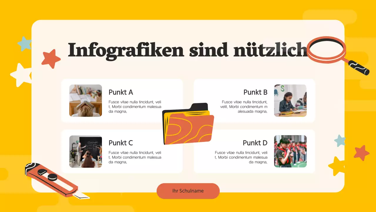 Orange Pop Middle School Studienführer Studienmaterial