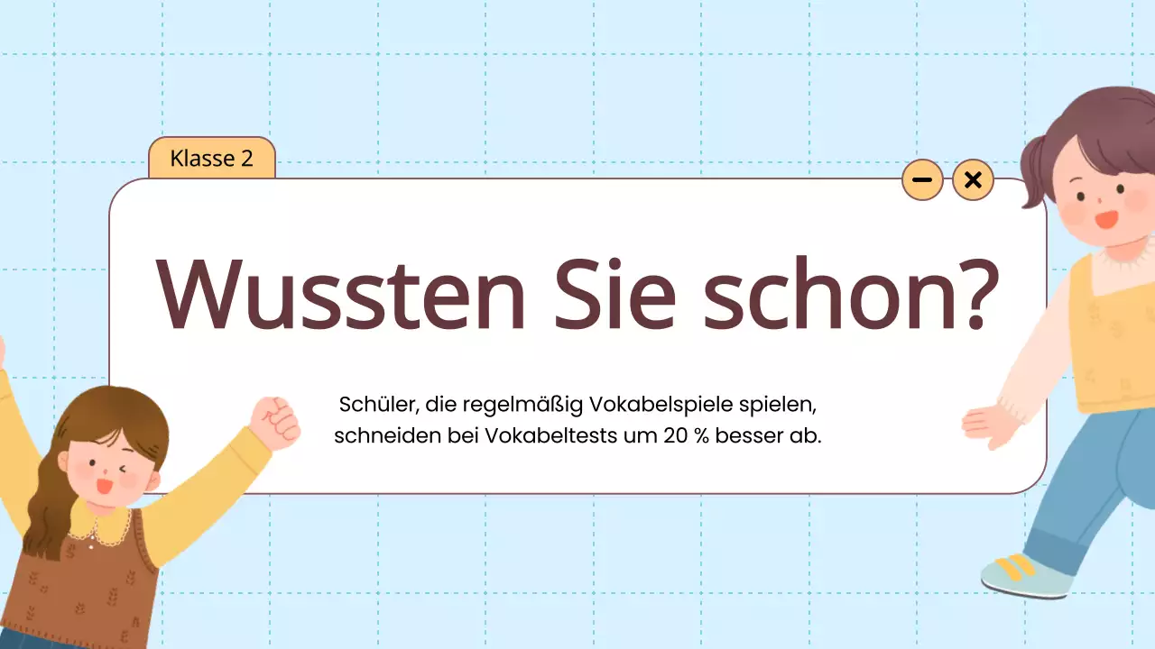 Orange Animation Wortschatz Spaß Spiele Klasse Material