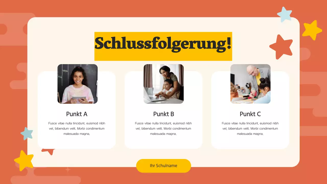 Orange Pop Middle School Studienführer Studienmaterial