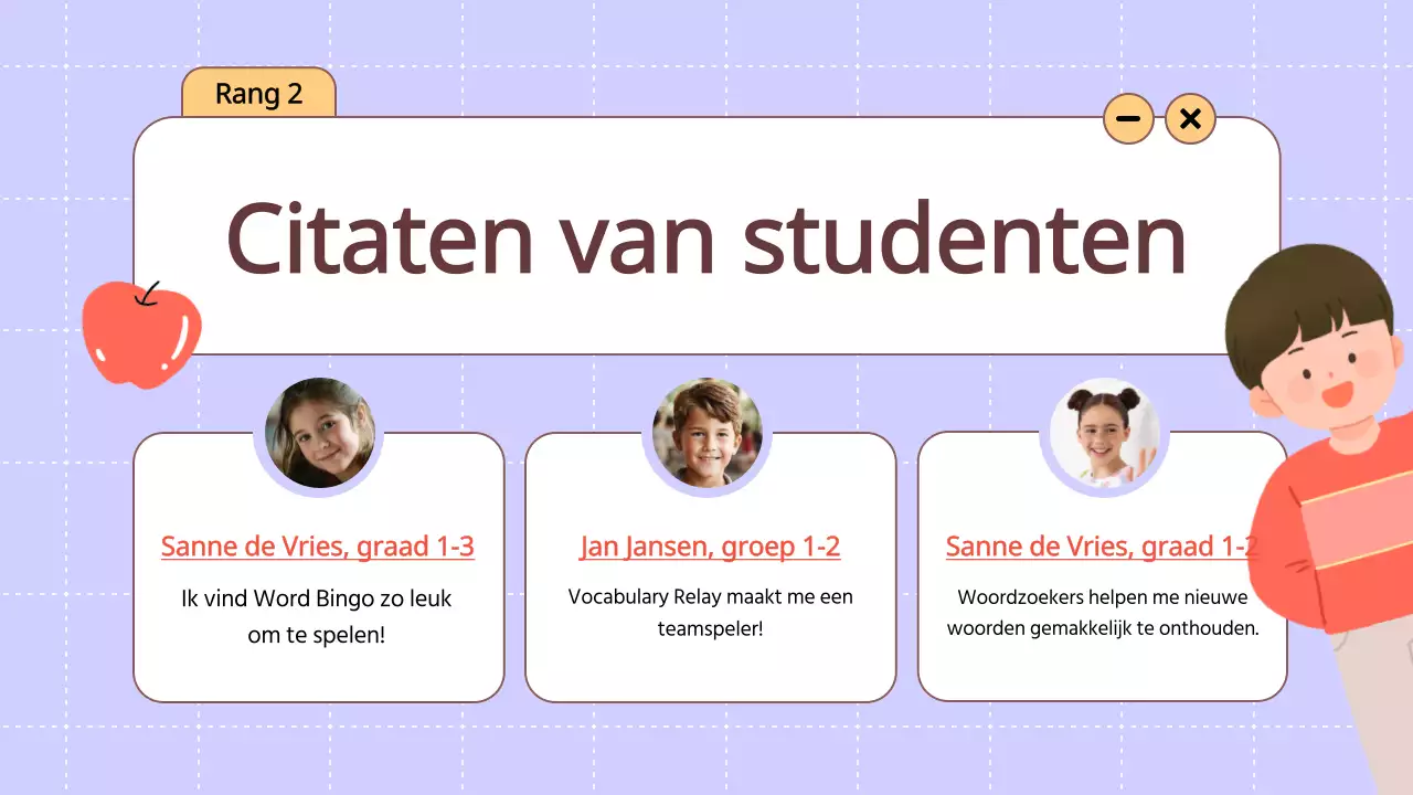 Oranje Animatie Woordenschat Leuke spelletjes Lesmateriaal