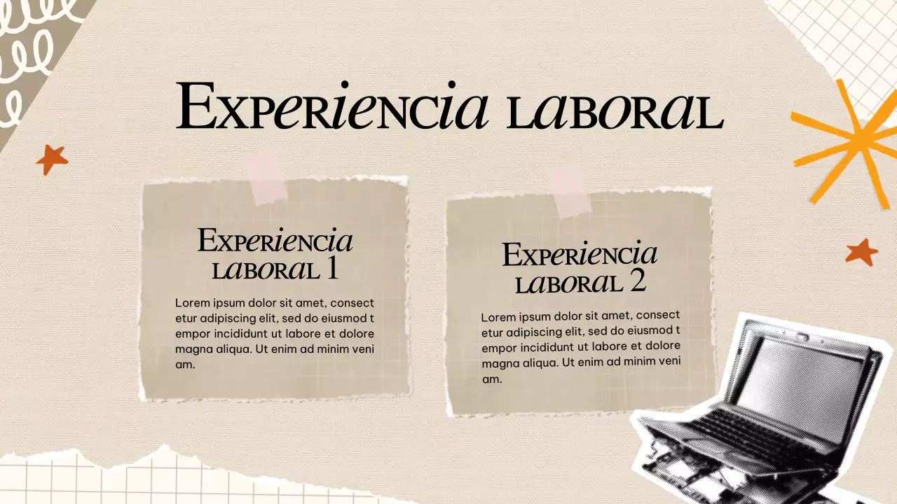 Cartera creativa retro beige