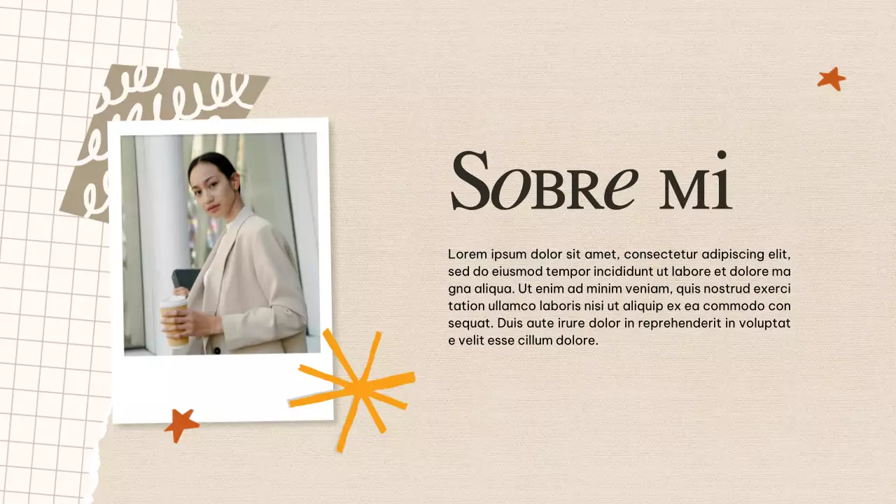 Cartera creativa retro beige