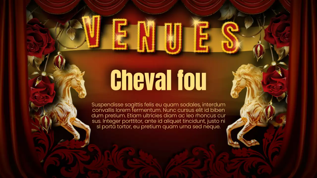 Rouge Noir Flashy Cabaret Lecture Material