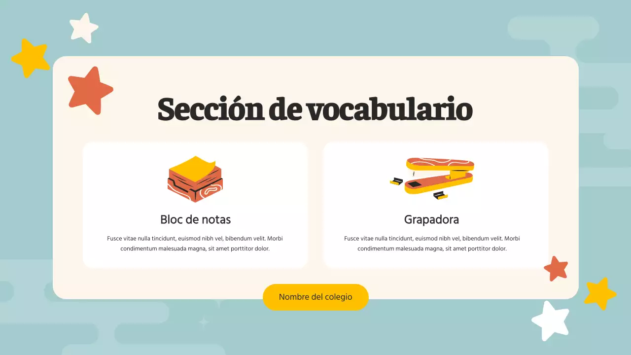 Orange Pop Middle School Guía de Estudio Material de Estudio