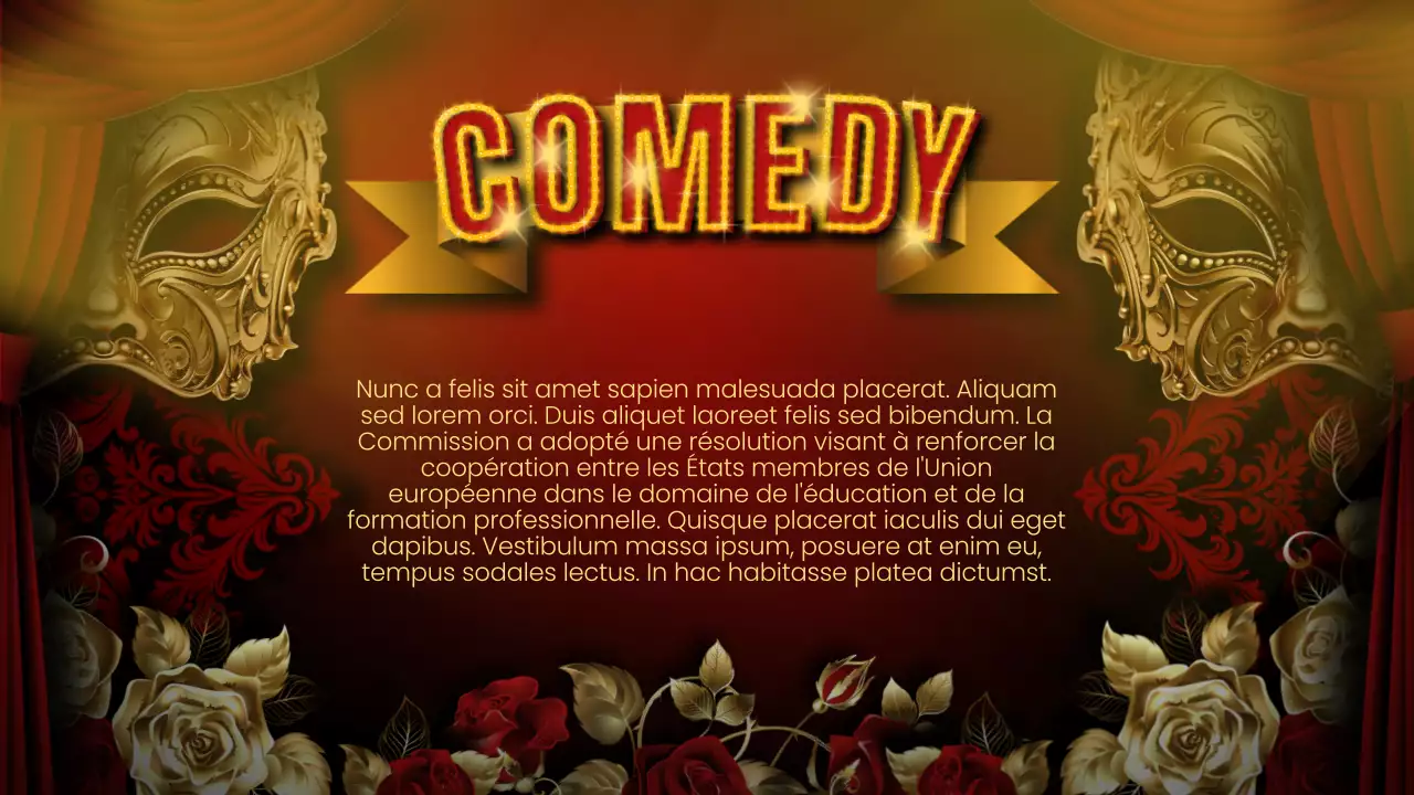 Rouge Noir Flashy Cabaret Lecture Material