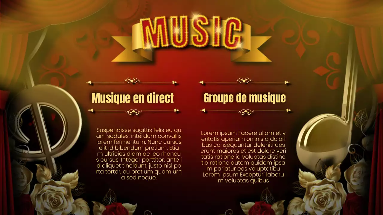 Rouge Noir Flashy Cabaret Lecture Material