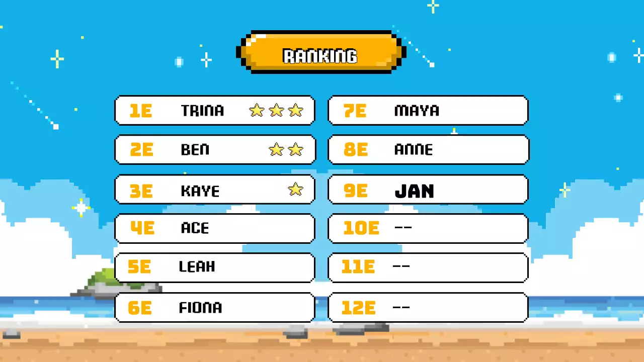 Hemelsblauw Geel Animatie Klassenagenda