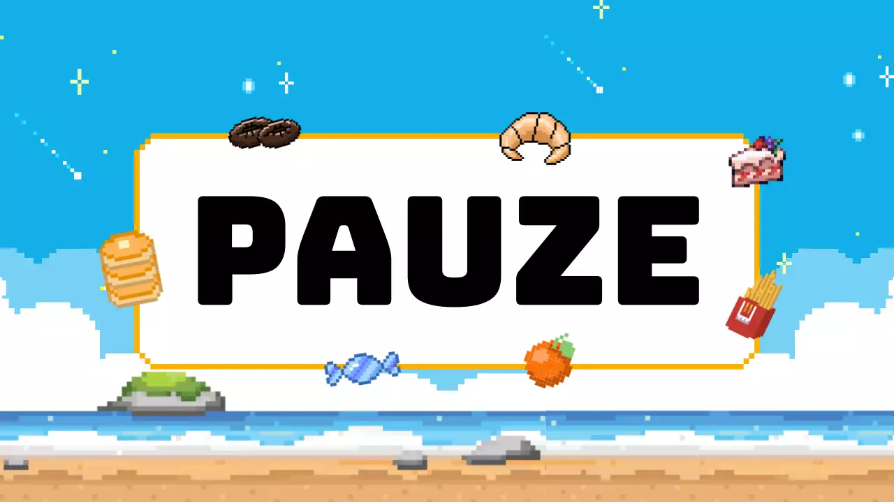 Hemelsblauw Geel Animatie Klassenagenda