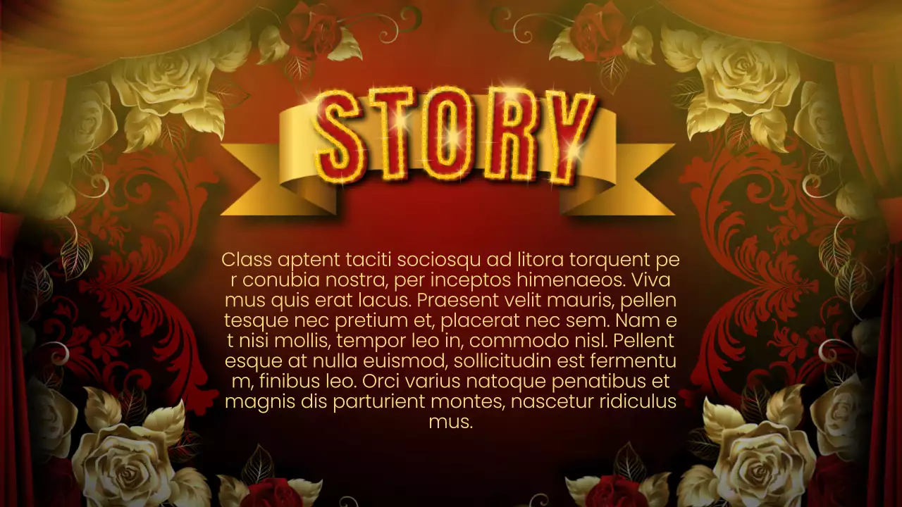 Rouge Noir Flashy Cabaret Lecture Material