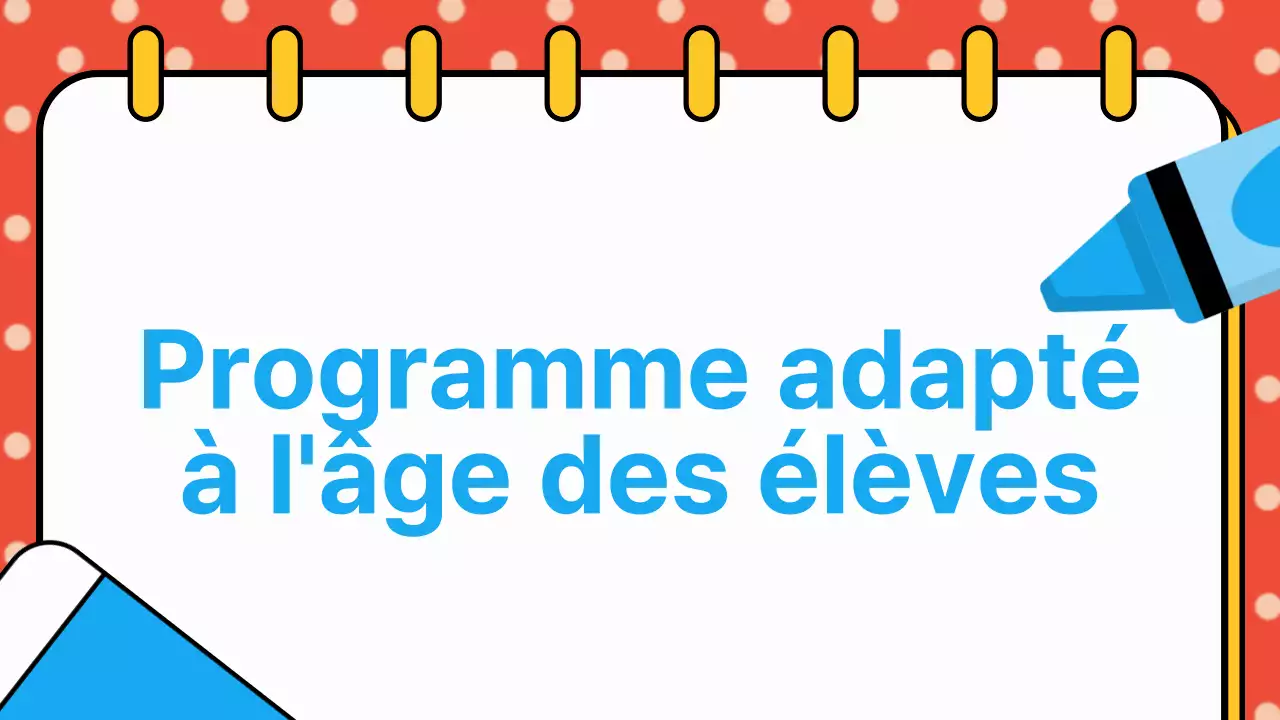 Publicité pour la garderie Sky Blue Orange Animation