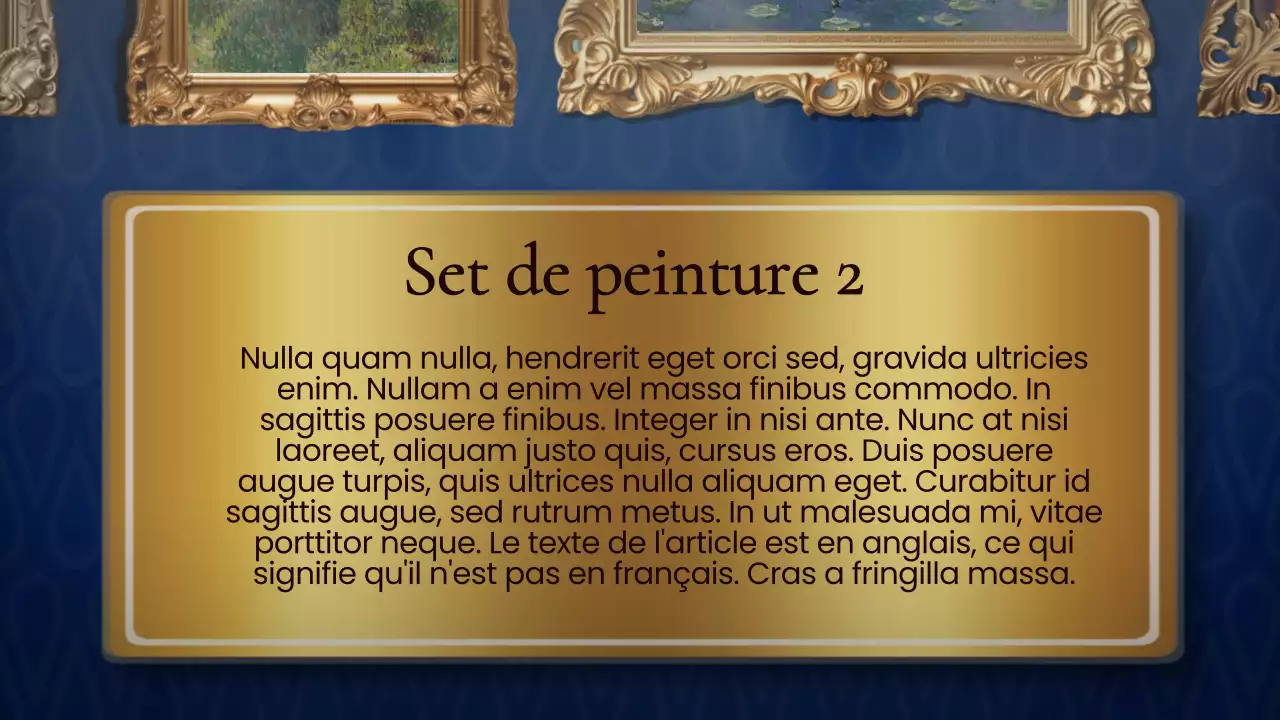 Guide du musée de la Renaissance de l'or vert