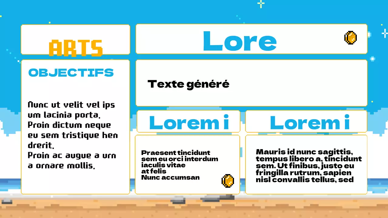 Bleu ciel Jaune Animation Agenda de la classe Plan