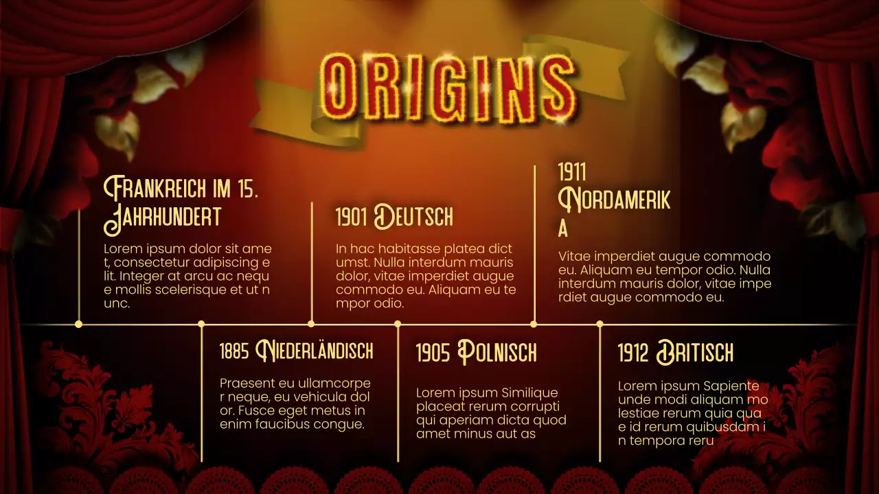 Rot Schwarz Auffällig Kabarett Vortragsmaterial