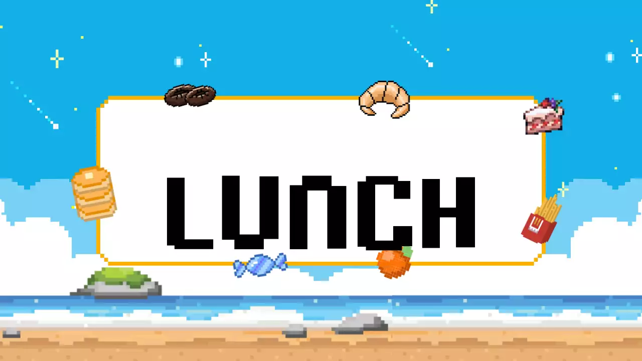 Hemelsblauw Geel Animatie Klassenagenda