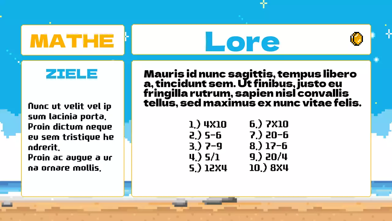 Himmelblau Gelb Animation Klasse Agenda Plan