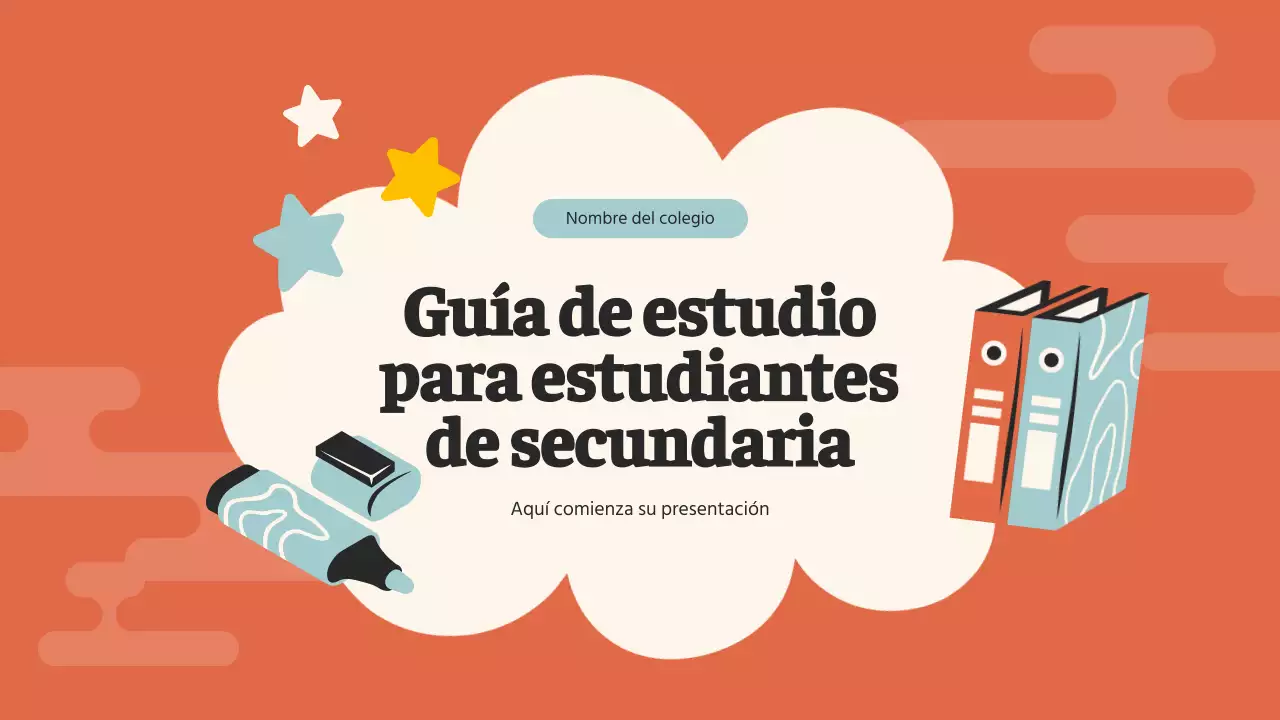 Orange Pop Middle School Guía de Estudio Material de Estudio