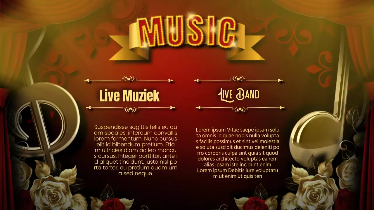 Rood Zwart Flitsend Cabaret Lezingenmateriaal