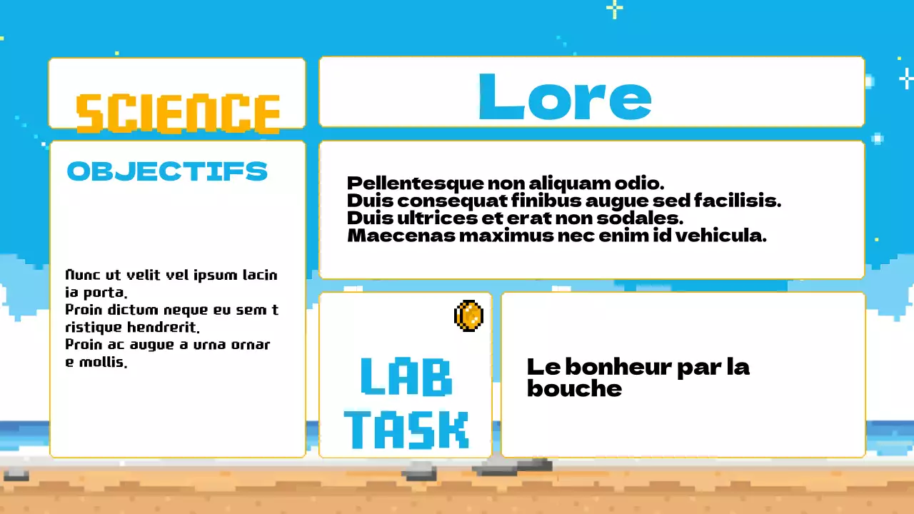 Bleu ciel Jaune Animation Agenda de la classe Plan