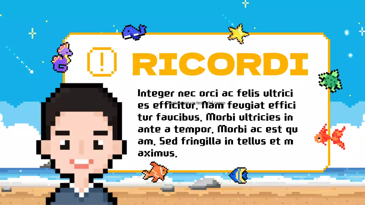 Azzurro Giallo Animazione Piano dell'agenda di classe