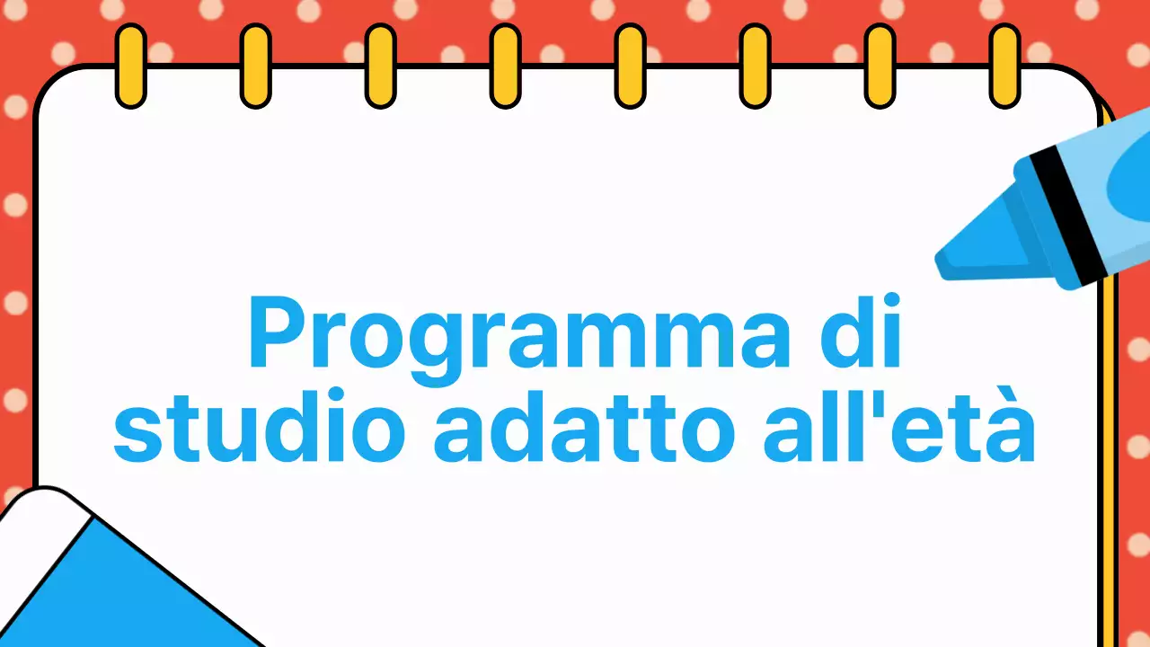 Animazione asilo nido Sky Blue Orange Pubblicità