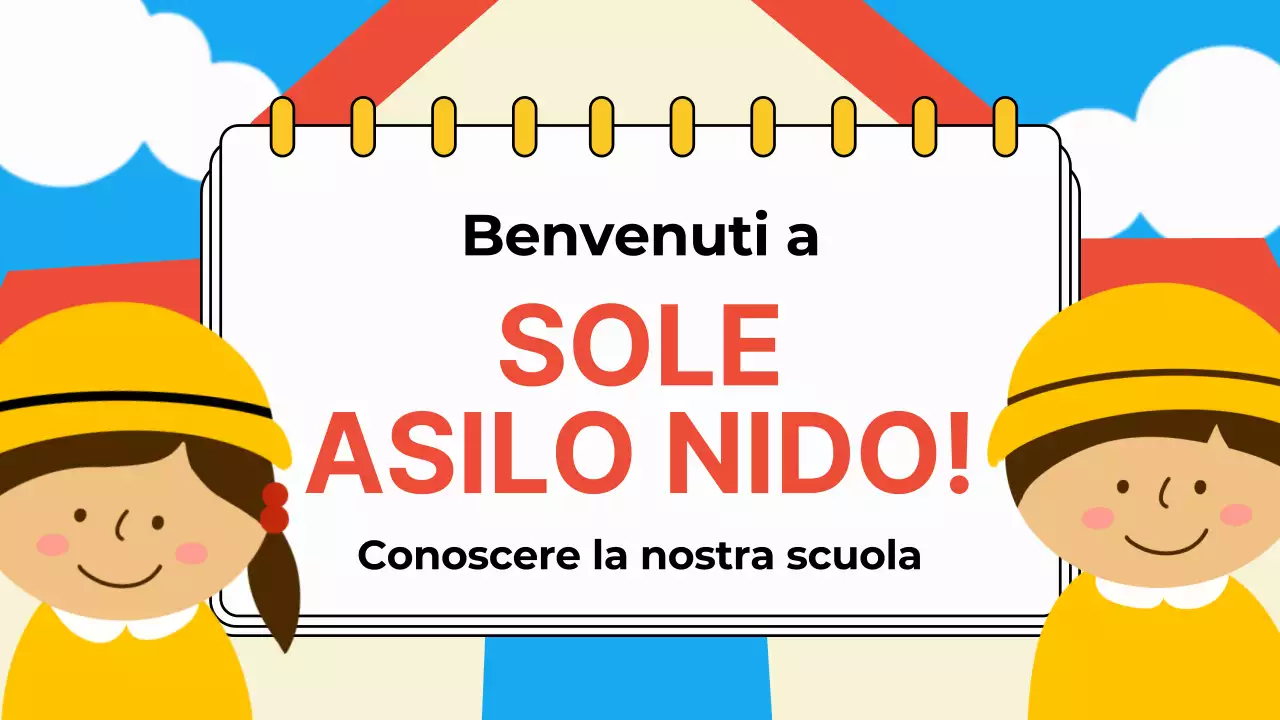 Animazione asilo nido Sky Blue Orange Pubblicità