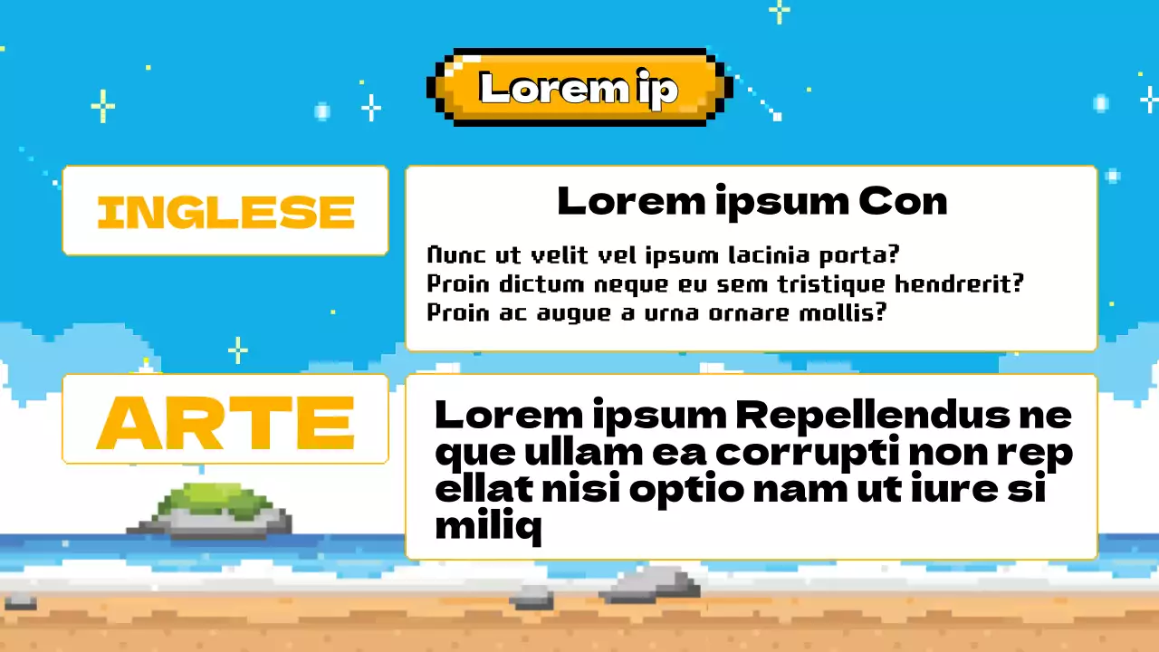 Azzurro Giallo Animazione Piano dell'agenda di classe