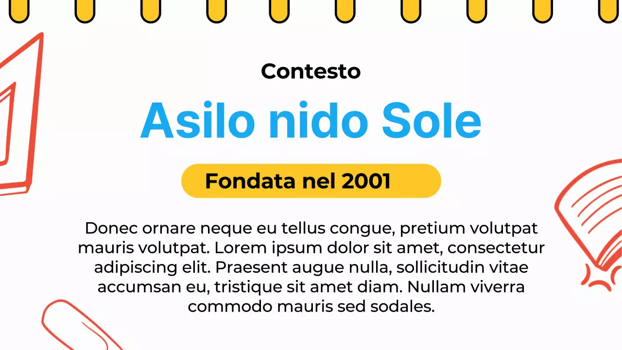 Animazione asilo nido Sky Blue Orange Pubblicità