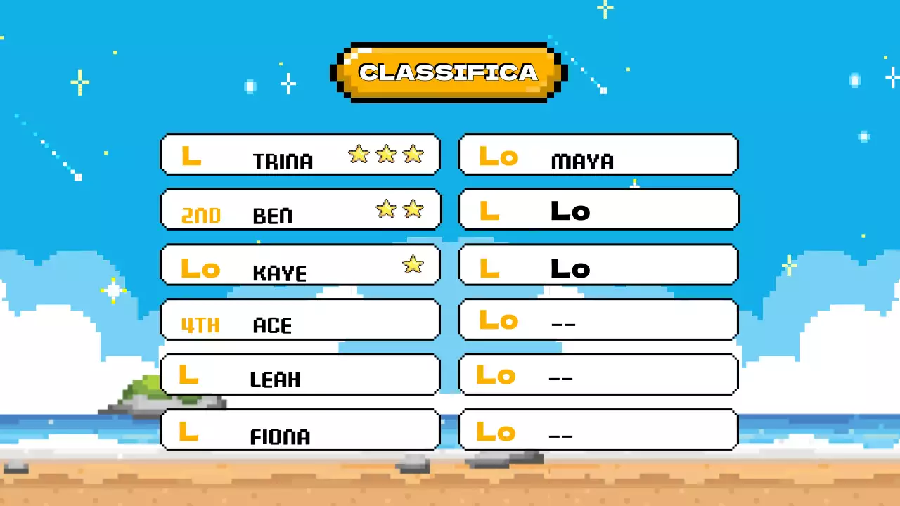 Azzurro Giallo Animazione Piano dell'agenda di classe