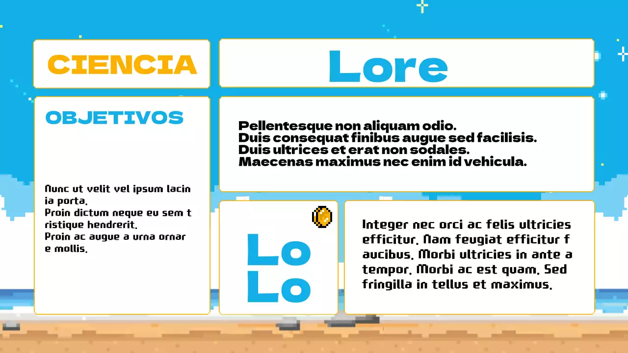 Celeste Amarillo Animación Agenda de clases Plan