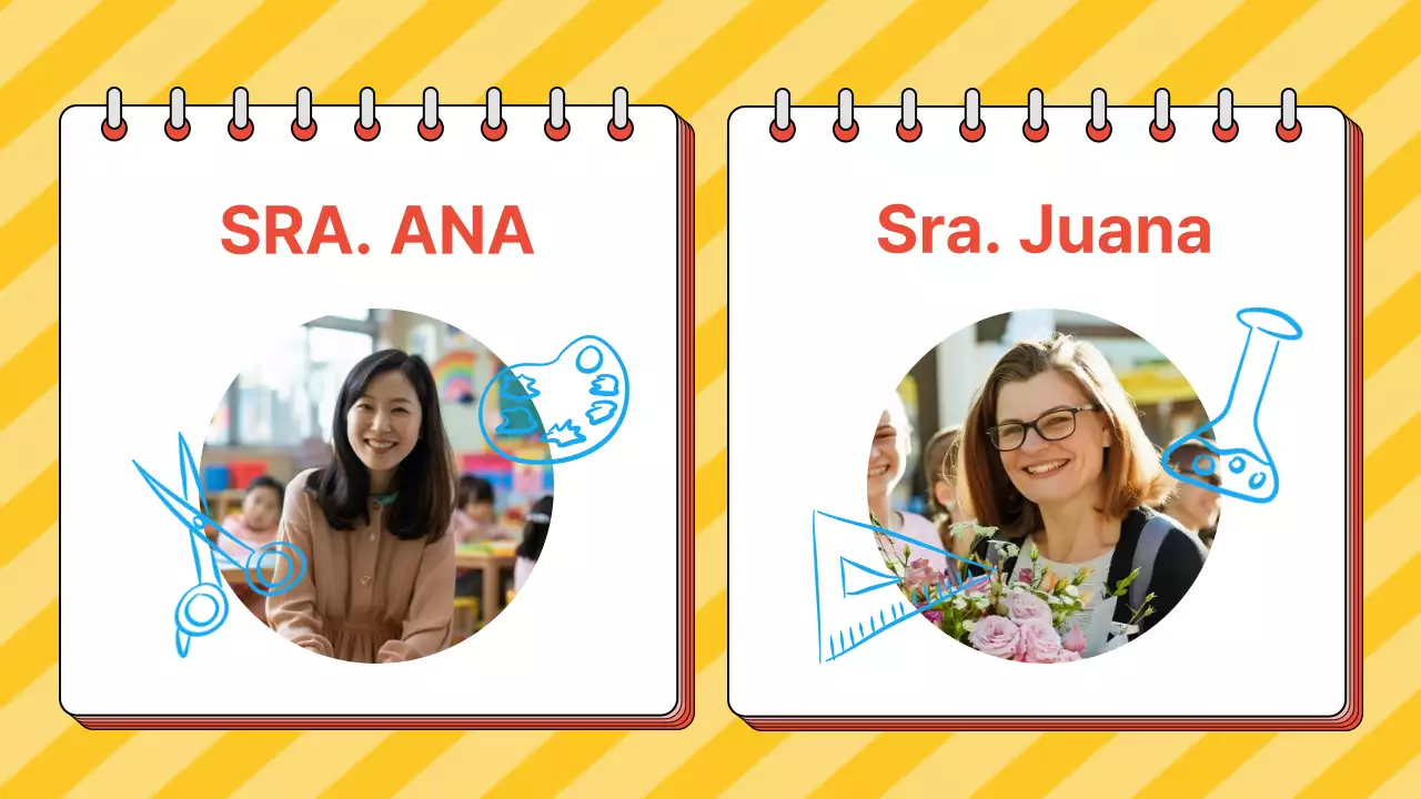 Sky Blue Orange Animation Daycare Publicidad