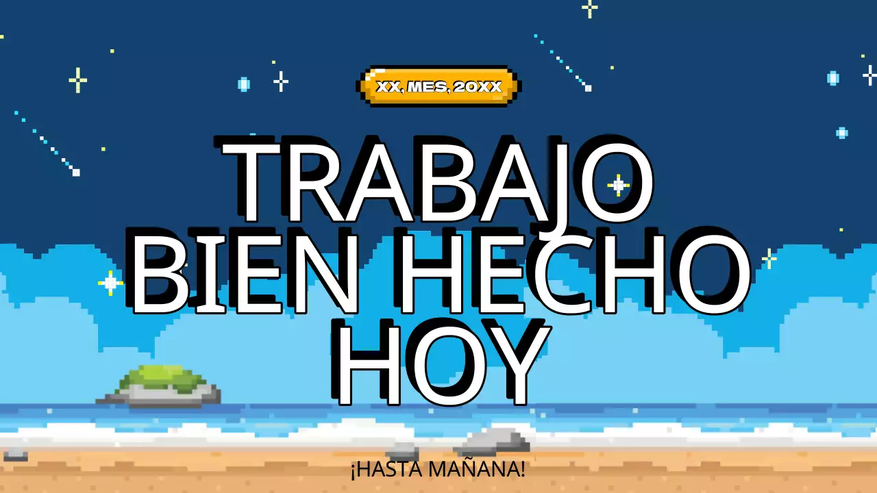 Celeste Amarillo Animación Agenda de clases Plan