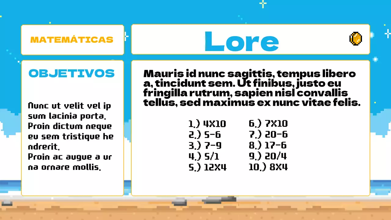 Celeste Amarillo Animación Agenda de clases Plan