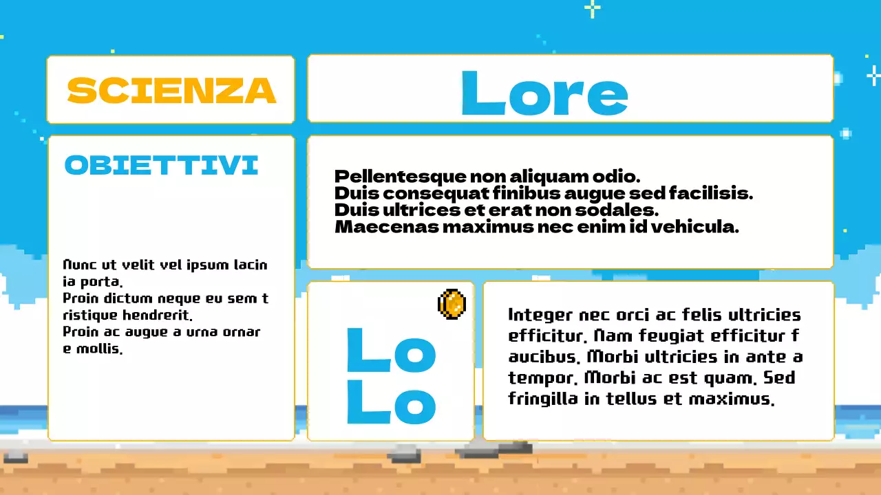 Azzurro Giallo Animazione Piano dell'agenda di classe