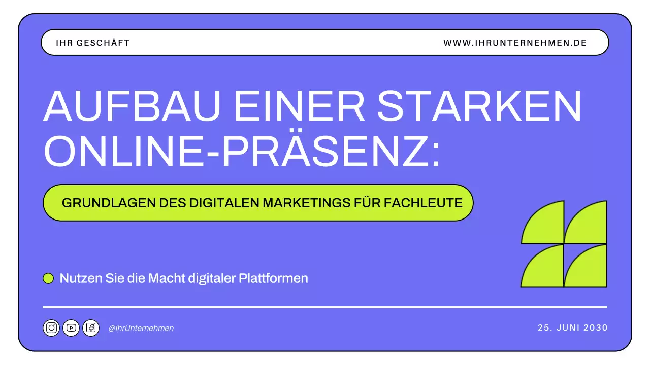 Purple Lime Modern Business Digital Marketing Strategie