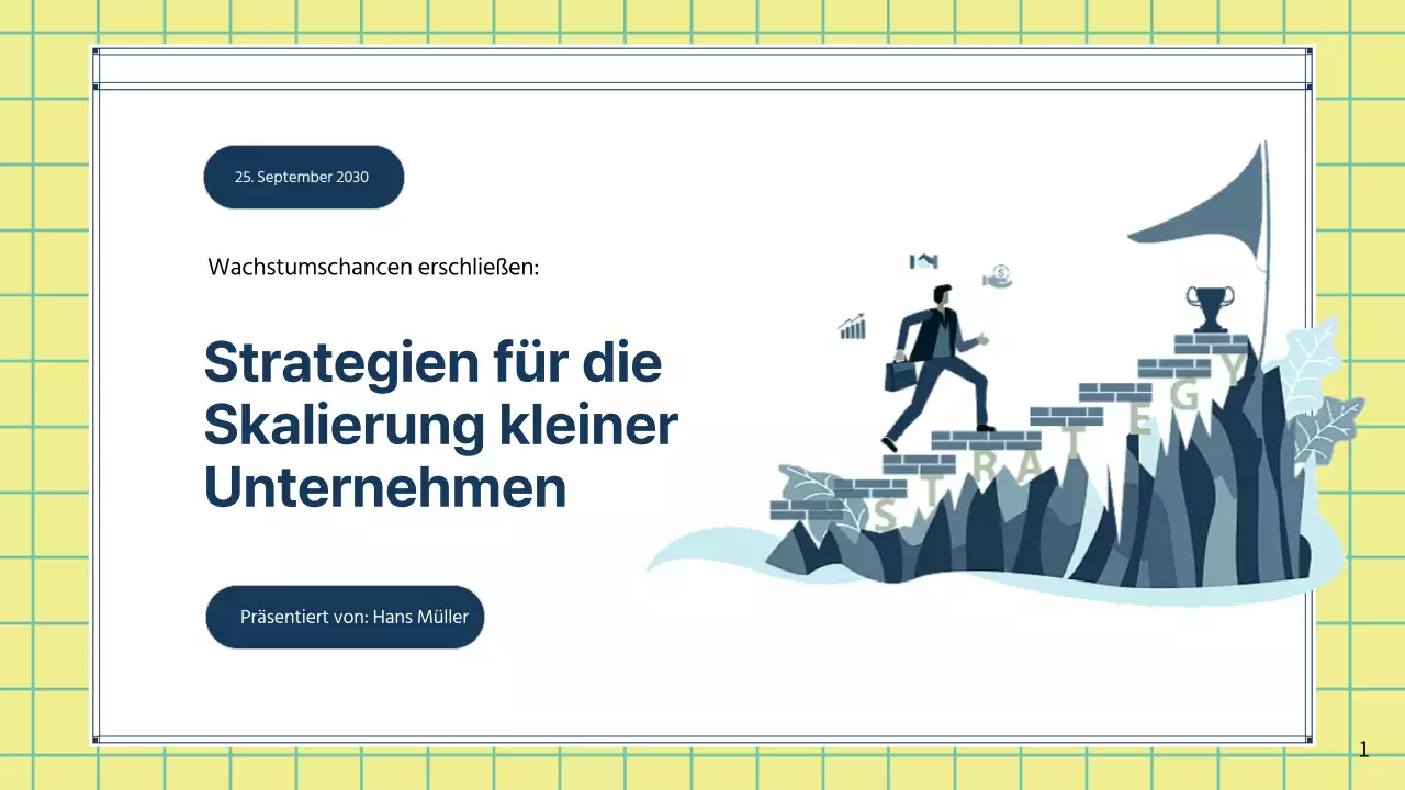 Green Modern Scaling Small Business Strategie