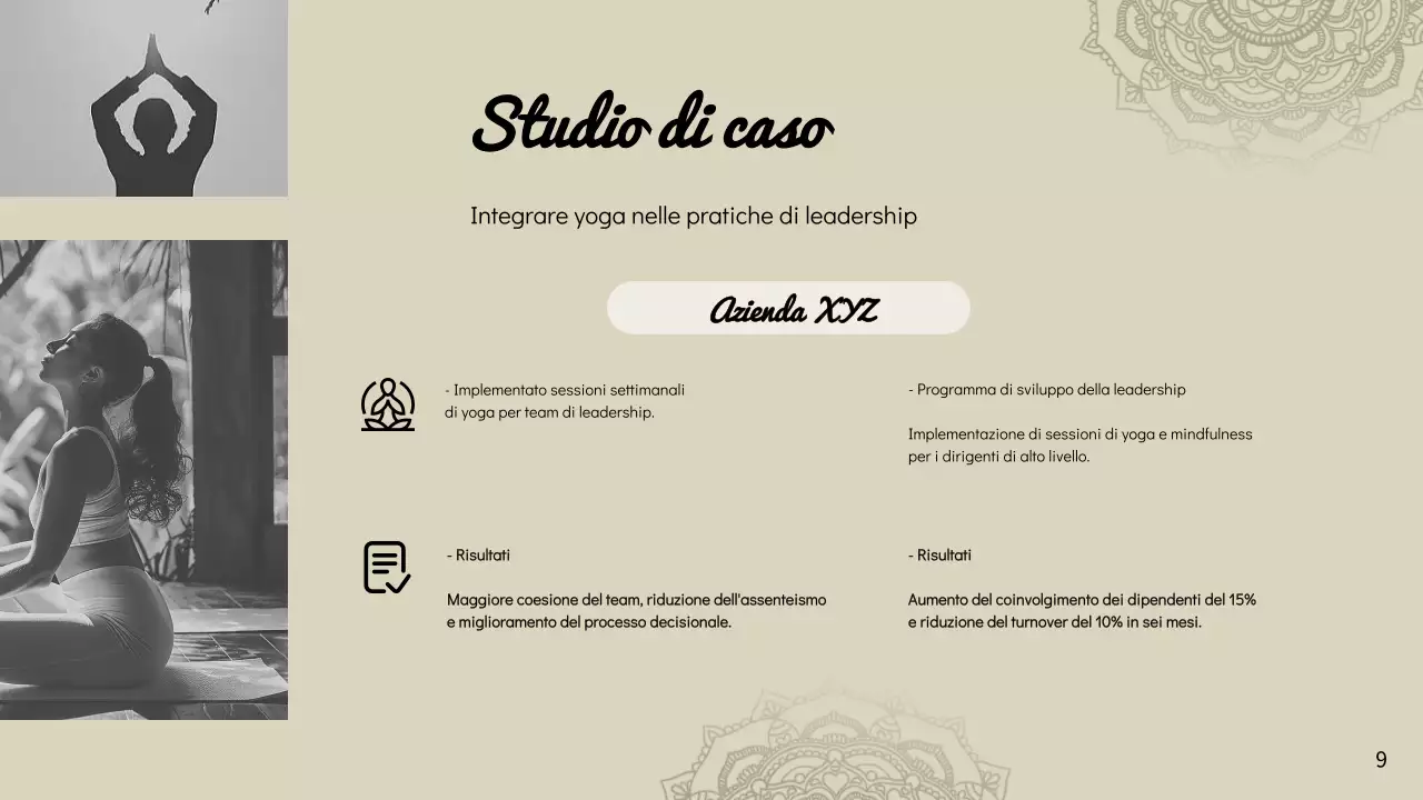 Istruzioni Beige Minimal Yoga for Mindful Leadership