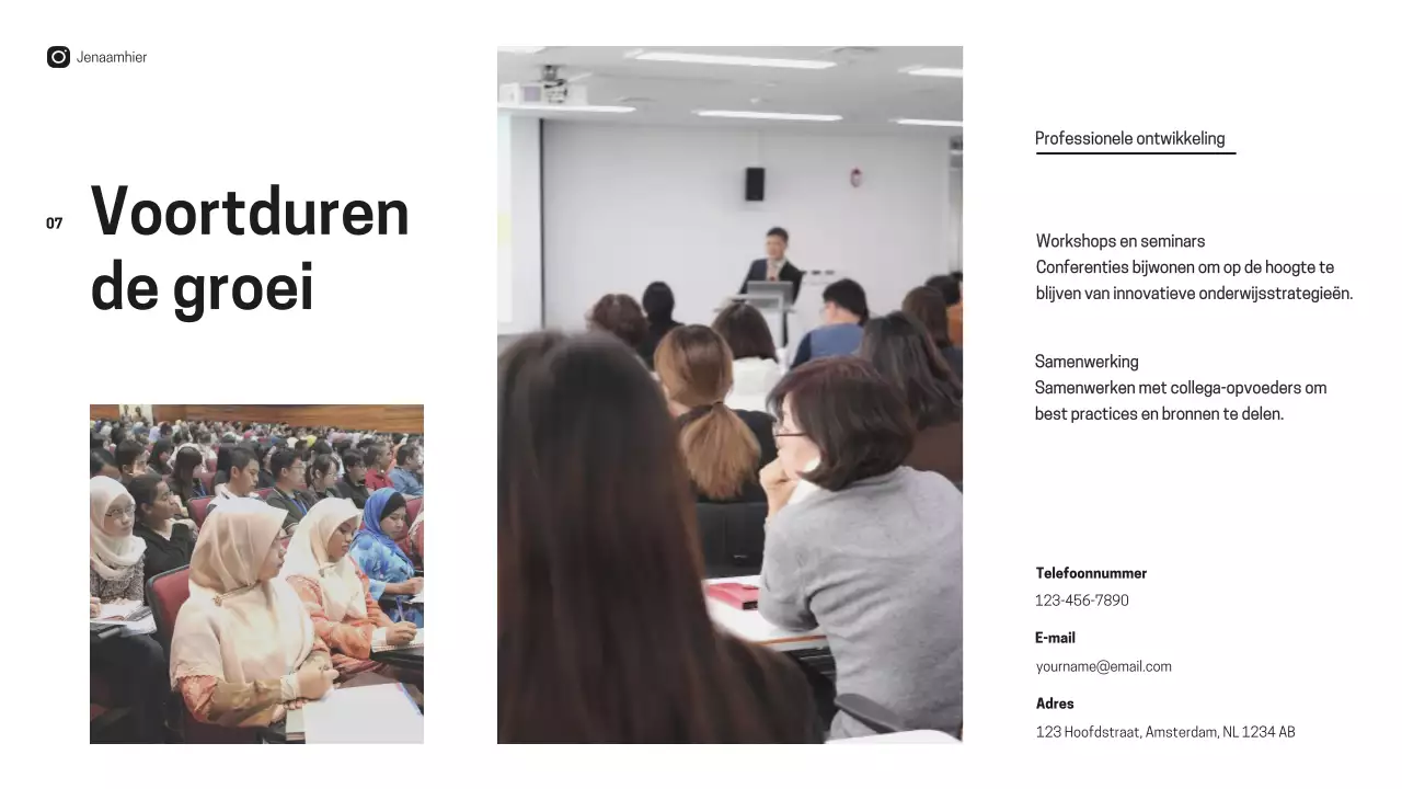 Zwart-wit Minimal Math Leraren Introductie Lesmateriaal