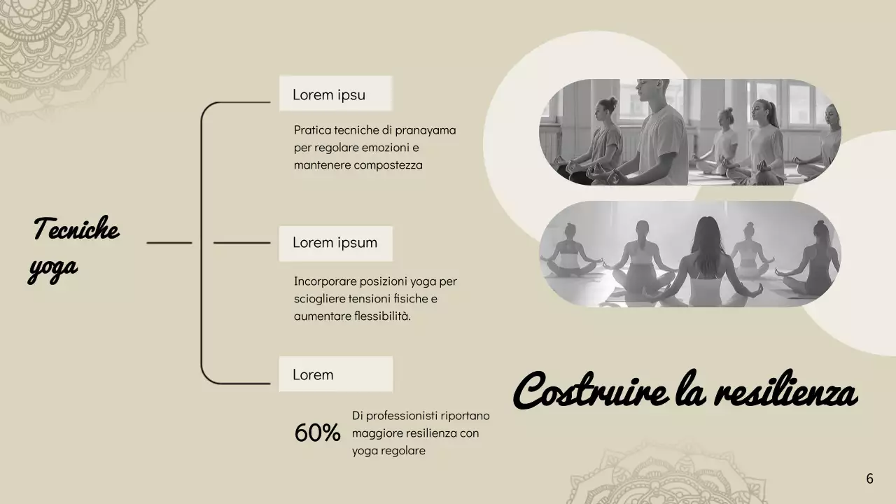 Istruzioni Beige Minimal Yoga for Mindful Leadership