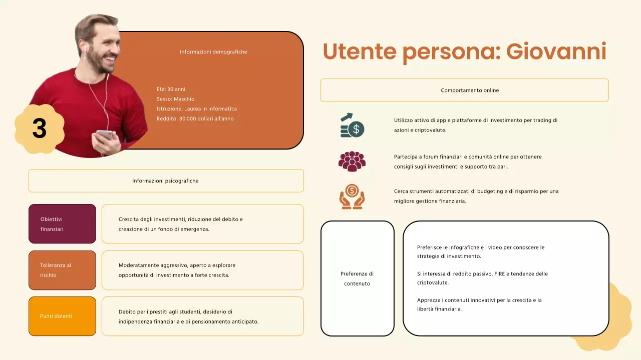 Strategia della persona utente della società finanziaria moderna Brown