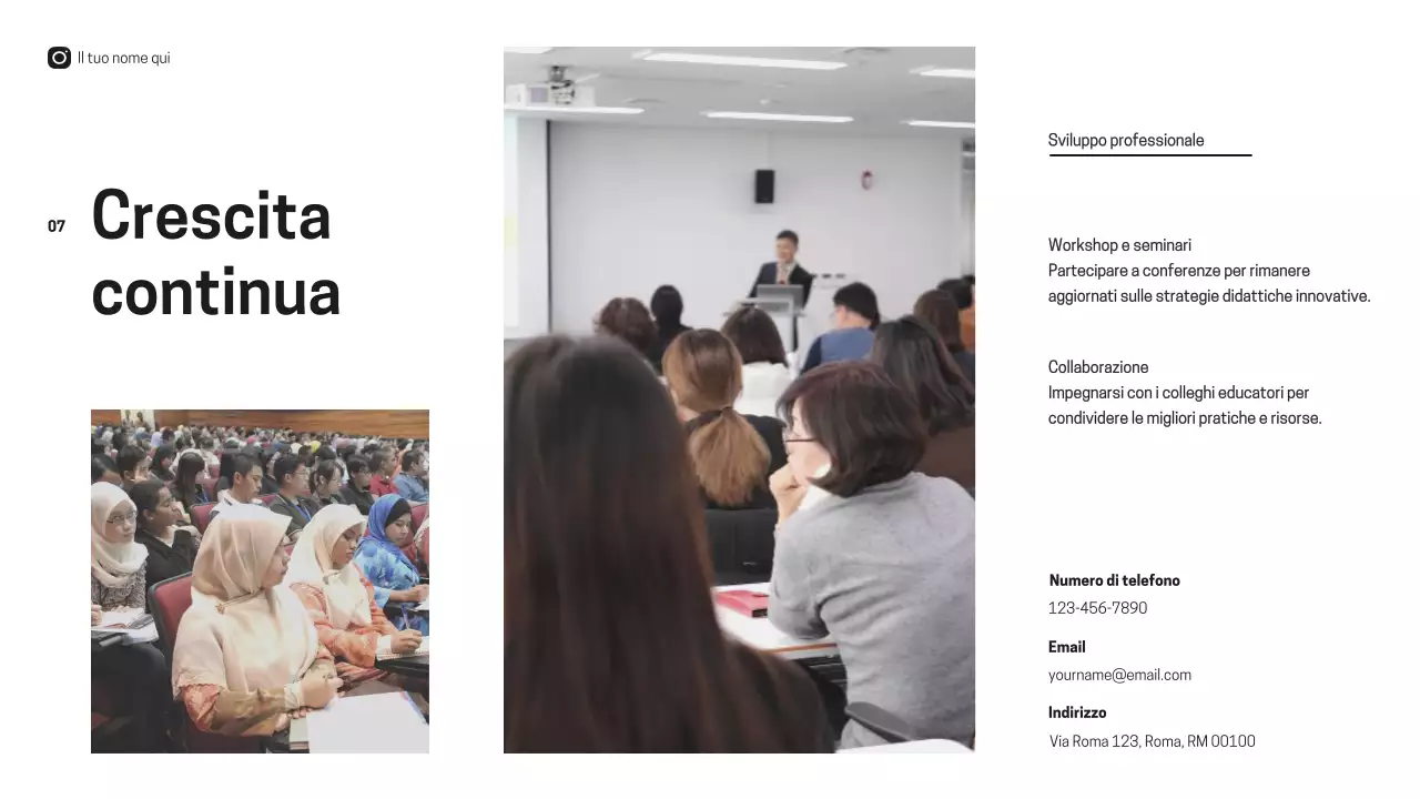 Materiale di classe per l'introduzione dell'insegnante di matematica minimale in bianco e nero