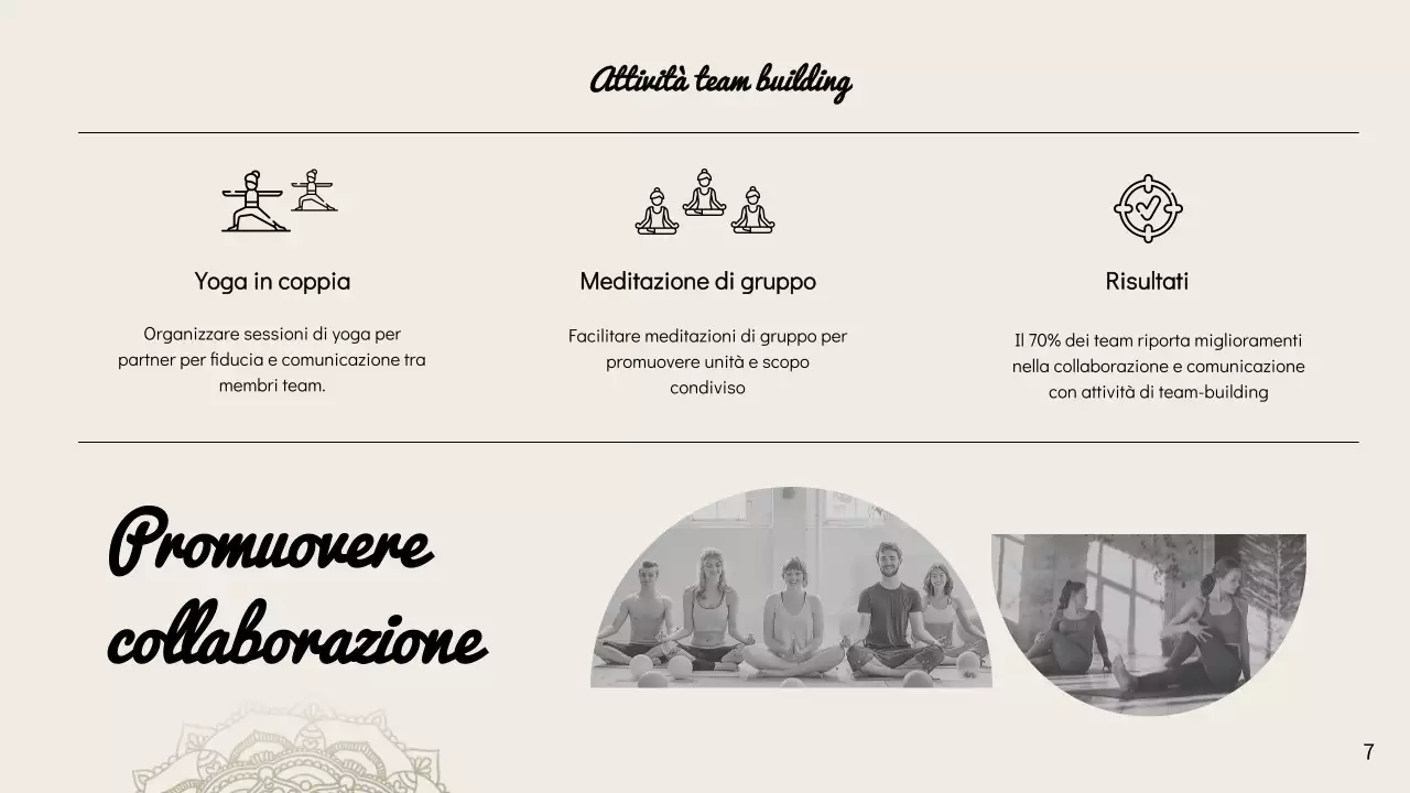 Istruzioni Beige Minimal Yoga for Mindful Leadership
